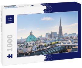 Lais Puzzle - Blick über die Wiener Skyline mit Stephansdom am Morgen, Wien, Österreich - 1.000 Teile