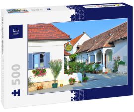 Lais Puzzle - Gasse im idyllischen Weinort Mörbisch am Neusiedler See im Burgenland, Österreich - 500 Teile