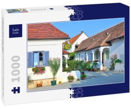 Lais Puzzle - Gasse im idyllischen Weinort Mörbisch am Neusiedler See im Burgenland, Österreich - 1.000 Teile