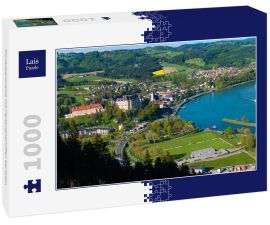 Lais Puzzle - Donaupanorama mit Personenschiffen bei Grein - 1.000 Teile