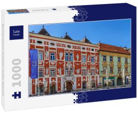 Lais Puzzle - Barockes Haus am Hauptplatz, Leoben, Österreich - 1.000 Teile