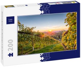 Lais Puzzle - Sonnenaufgang in den Weinbergen in der Steiermark - 200 Teile