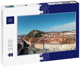 Lais Puzzle - Panoramaluftaufnahme der steirischen Landeshauptstadt Graz, Steiermark, Österreich - 200 Teile