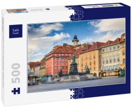 Lais Puzzle - Historische Stadt Graz mit Hauptplatz, Steiermark, Österreich - 500 Teile