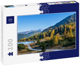 Lais Puzzle - Friedlicher Herbst Alpen Bergblick. Reiteralm, Steiermark, Österreich - 100 Teile
