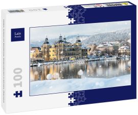 Lais Puzzle - Velden, Schloss am Wörthersee, Wintermärchen in Kärnten, Österreich - 100 Teile