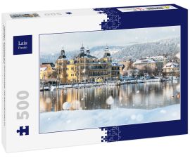 Lais Puzzle - Velden, Schloss am Wörthersee, Wintermärchen in Kärnten, Österreich - 500 Teile
