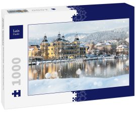 Lais Puzzle - Velden, Schloss am Wörthersee, Wintermärchen in Kärnten, Österreich - 1.000 Teile