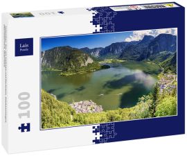 Lais Puzzle - Hallstätter See mit Hallstatt und Dachstein, Salzkammergut, Oberösterreich, Österreich - 100 Teile