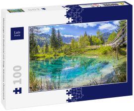 Lais Puzzle - Meerauge im Bodental mit Steg, Kärnten, Österreich - 100 Teile