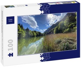 Lais Puzzle - Berglsteiner See in den Brandenberger Alpen nahe dem Reintaten See Kramsach Inntal Tirol Österreich - 100 Teile