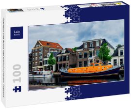 Lais Puzzle - Grachten von Assen und typische Häuser. Holland. - 100 Teile