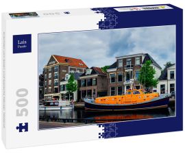 Lais Puzzle - Grachten von Assen und typische Häuser. Holland. - 500 Teile