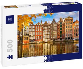 Lais Puzzle - Alte Gebäude in Amsterdam - 500 Teile
