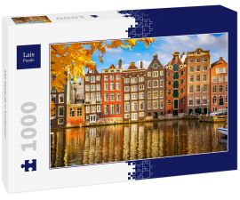 Lais Puzzle - Alte Gebäude in Amsterdam - 1.000 Teile