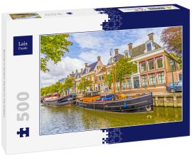 Lais Puzzle - Boote in einem Kanal in Harlingen - 500 Teile