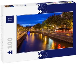 Lais Puzzle - Grachten von Leeuwarden Niederlande - 100 Teile
