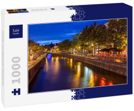 Lais Puzzle - Grachten von Leeuwarden Niederlande - 1.000 Teile