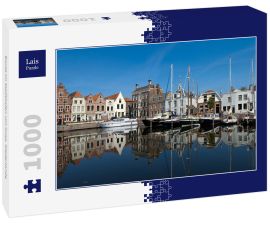 Lais Puzzle - Boote im Stadthafen von Goes, Niederlande - 1.000 Teile