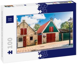 Lais Puzzle - Typisch holländische Häuser auf der Insel Vlieland, Niederlande - 100 Teile