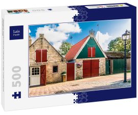 Lais Puzzle - Typisch holländische Häuser auf der Insel Vlieland, Niederlande - 500 Teile