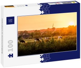 Lais Puzzle - Hellendoorn im Sonnenuntergang - 100 Teile
