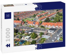 Lais Puzzle - Luftaufnahme Einfamilienhäuser mit Hinterhöfen in Emmeloord, Die Niederlande - 1.000 Teile