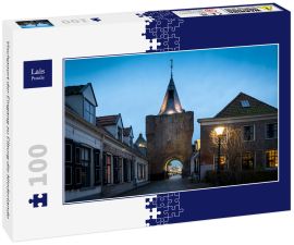 Lais Puzzle - Vischpoort der Eingang zu Elburg die Niederlande - 100 Teile