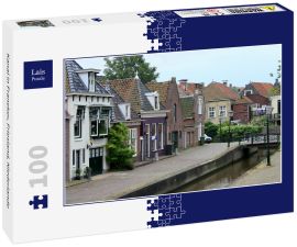 Lais Puzzle - Kanal in Franeker, Friesland, Niederlande - 100 Teile