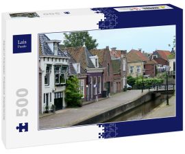 Lais Puzzle - Kanal in Franeker, Friesland, Niederlande - 500 Teile
