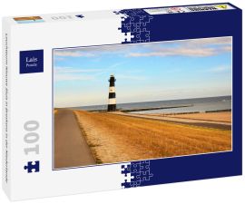 Lais Puzzle - Leuchtturm Nieuwe Sluis in Breskens in der Niederlande - 100 Teile