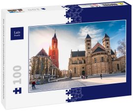 Lais Puzzle - Sint Janskerk und Servatiusbasilika am Vrijthof in Maastricht - 100 Teile