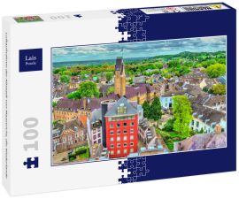 Lais Puzzle - Luftaufnahme der Altstadt von Maastricht, die Niederlande - 100 Teile