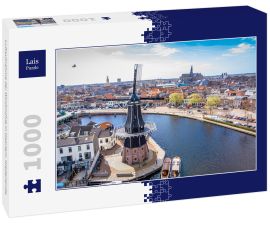 Lais Puzzle - Luftaufnahme der Windmühle in Haarlem, Niederlande - 1.000 Teile