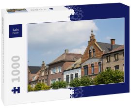 Lais Puzzle - Reihen-Stufengiebelhäuser in Sas Van Gent, Die Niederlande - 1.000 Teile