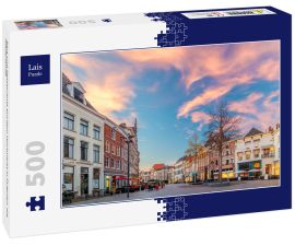 Lais Puzzle - Bars und Restaurants auf dem Houtmarkt in Zutphen, die Niederlande - 500 Teile