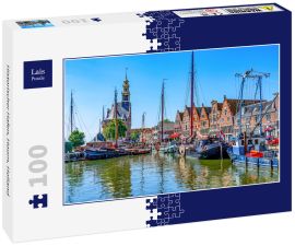 Lais Puzzle - Historischer Hafen, Hoorn, Holland - 100 Teile