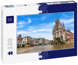 Lais Puzzle - Rathaus von Gouda am Marktplatz, Niederlande - 100 Teile
