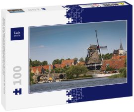 Lais Puzzle - Sloten, eine historische Festungsstadt in der Gemeinde De Fryske Marren, in der niederländischen Provinz Friesland - 100 Teile