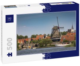 Lais Puzzle - Sloten, eine historische Festungsstadt in der Gemeinde De Fryske Marren, in der niederländischen Provinz Friesland - 500 Teile