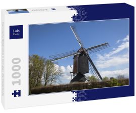 Lais Puzzle - Historische Windmühle in Someren, die Niederlande - 1.000 Teile