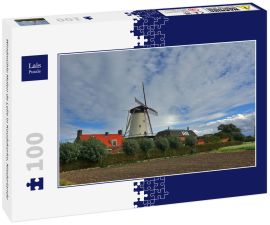 Lais Puzzle - Windmühle Molen de Lelie in Koudekerke, Niederlande - 100 Teile