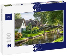 Lais Puzzle - Giethoorn - beliebtes Touristenziel, oft auch als "Holländisches Venedig" bezeichnet - 100 Teile