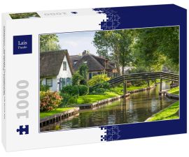 Lais Puzzle - Giethoorn - beliebtes Touristenziel, oft auch als "Holländisches Venedig" bezeichnet - 1.000 Teile