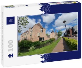 Lais Puzzle - Wasserburg in Schagen, Nordholland, Niederlande - 100 Teile