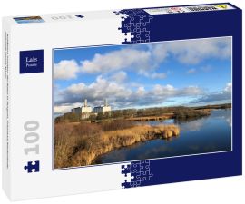 Lais Puzzle - Kraftwerk inmitten der Natur in Burgum, Friesland, Niederlande. Industrie versus Natur - 100 Teile