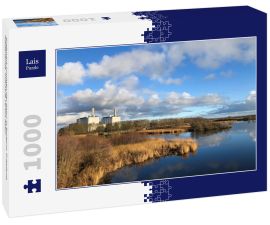 Lais Puzzle - Kraftwerk inmitten der Natur in Burgum, Friesland, Niederlande. Industrie versus Natur - 1.000 Teile