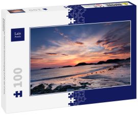 Lais Puzzle - Dramatischer Himmel bei Sonnenuntergang auf der Isle of Iona, Schottland - 100 Teile
