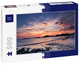 Lais Puzzle - Dramatischer Himmel bei Sonnenuntergang auf der Isle of Iona, Schottland - 500 Teile