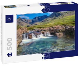 Lais Puzzle - Kleiner Wasserfall auf der Isle of Skye in Schottland - 500 Teile